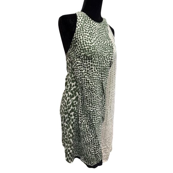 Stella McCartney Resort Mika Silk Drape Dress Size US 4 / EU 38 Multi Spot - Picture 7 of 14